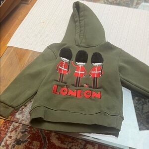 Kids Green London Guard Hoodie